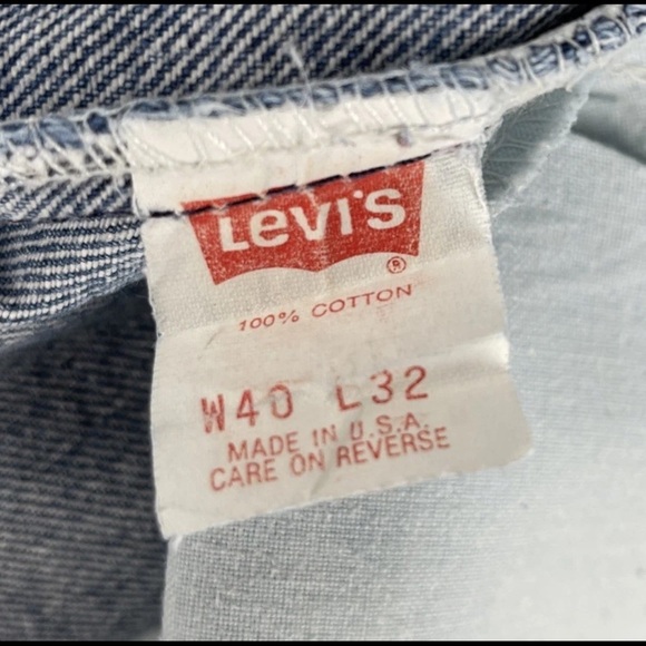 Levis Orange Tab 517 Bootcut MADE IN USA (40x32) Rare No Label Vintage Classic - Picture 8 of 13